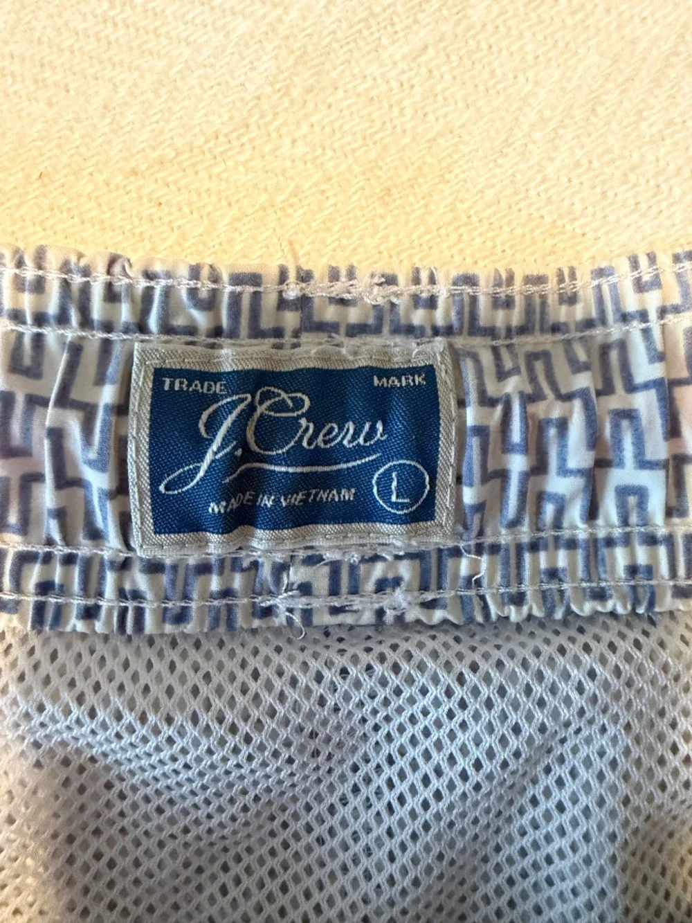 MENs J.Crew Swim Shorts (Size L)